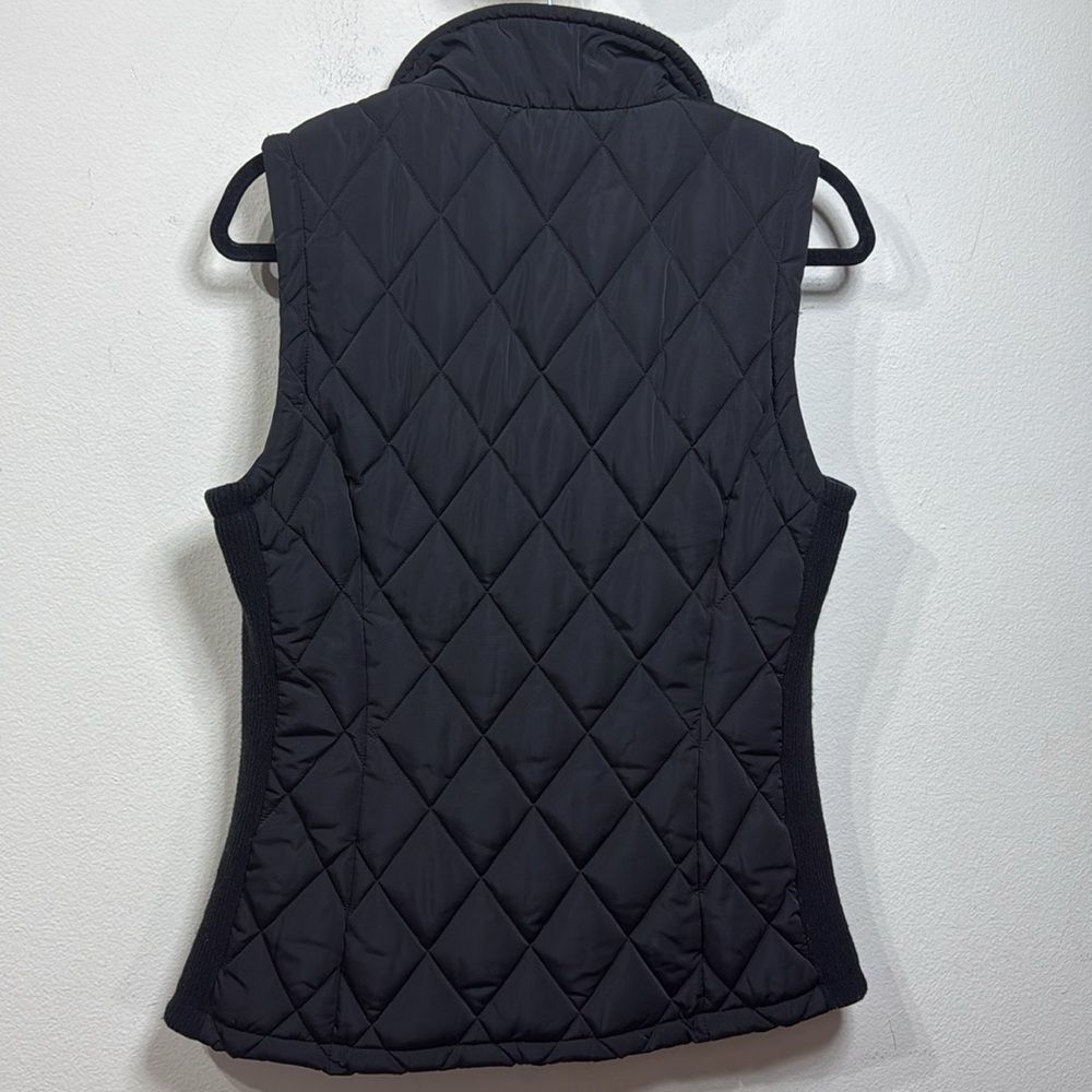 (W3)‎ Calvin Klein black quilted vest size S - Picture 3 of 14